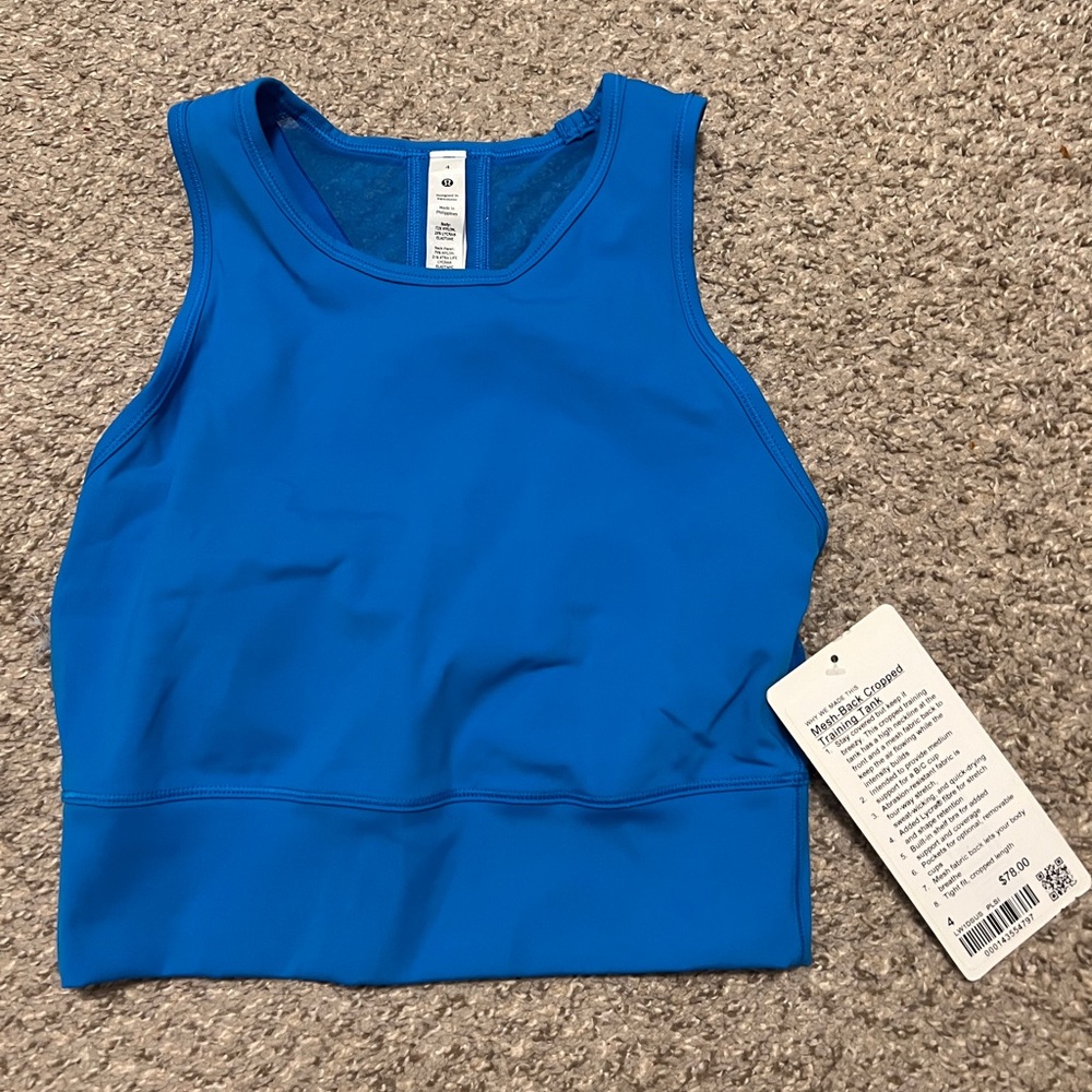 Lululemon Women's Blue Activewear Top